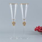 4Pcs Crystal Champagne Party Glasses