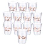 25 Pcs Party Cups Bride Tribe
